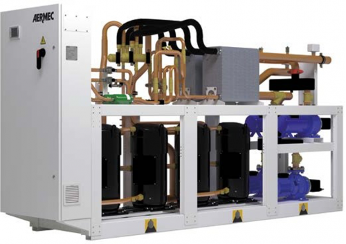 Hladilni agregat voda-voda serije NXW. 